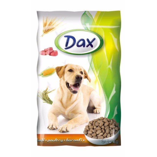 Sausas šunų maistas Dax Dog su paukštiena, 10 kg