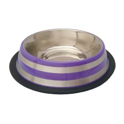 Dubenėlis iš nerūdijančio plieno stabili violetinė 0,25 l