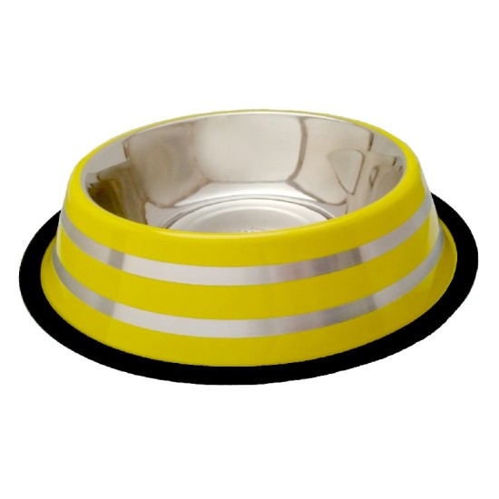 Dubenėlis iš nerūdijančio plieno stabili violetinė 1,5 l