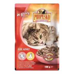 PROPESKO cat ėriena ir viščiukas 100 g PROPESKO cat ėriena ir viščiukas 100 g