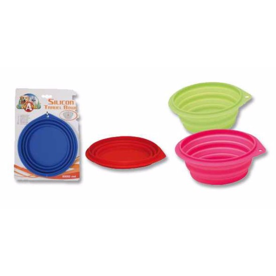 Kelioninis dubuo silikoninis sulankstomas Croci 0,5 l