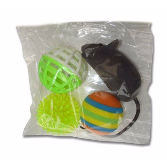 Žaislų rinkinys katėms, 4 vnt.