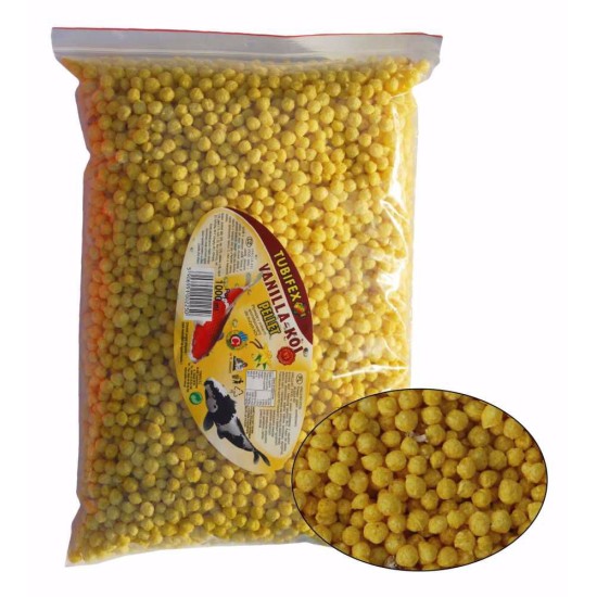 Maistas tvenkinio žuvims KOI VANILLA granulės 1 l