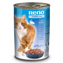 Konservai katėms RENO Cat fish, su žuvimi, 415 g