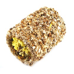 Kumpis-Stake Tunelis šaknis kiaulpienės įdaryti artišokas ir šiaudis