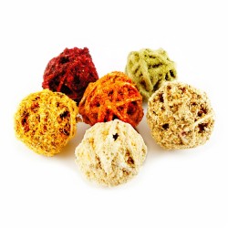 Kumpis-Stake rotango traškūs rutuliukai (6 vnt.)