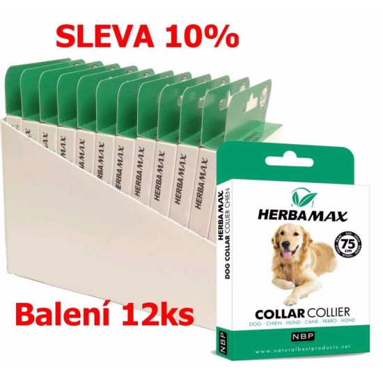Herba Max Antkaklis Suniui atbaidantis antkaklis, šuo 75 cm (12 vnt) NUOLAIDA 10 %