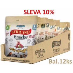 Serrano Užkandis Šuo ėriena 100 g (12 vnt.) NUOLAIDA 10 % Serrano Užkandis Šuo ėriena 100 g (12 vnt.) NUOLAIDA 10 %