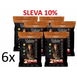 Gardumynai šuo Suaugusiesiems Minkštas pusiau minkštas maistas 1,5 kg (6 vnt) NUOLAIDA 10 %