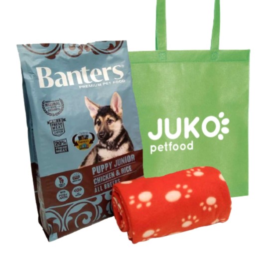 Banters šuniukas paketas mažos veislės