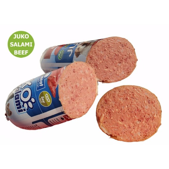 JUKO Salamis Jautis (jautiena) 1 kg (padėklas 540 vnt) NUOLAIDA 15 % JUKO Salamis Jautis (jautiena) 1 kg (padėklas 540 vnt) NUOLAIDA 15 %