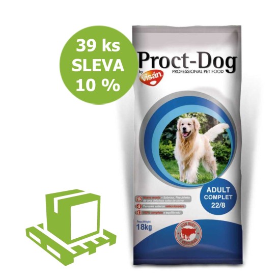 Proct-Dog Adult Complet 18 kg (padėklas 39 vnt) NUOLAIDA 10 % Proct-Dog Adult Complet 18 kg (padėklas 39 vnt) NUOLAIDA 10 %