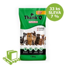 Ačiū´Q Standartinis šuo Suaugusiųjų Jautiena 20 kg (padėklas 33 vnt) NUOLAIDA 7 %
