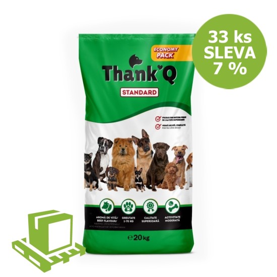 Ačiū´Q Standartinis šuo Suaugusiųjų Jautiena 20 kg (padėklas 33 vnt) NUOLAIDA 7 % Ačiū´Q Standartinis šuo Suaugusiųjų Jautiena 20 kg (padėklas 33 vnt) NUOLAIDA 7 %