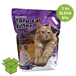 Smarty Tofu Cat Litter Levand kraikas 12 l (3 vnt) NUOLAIDA 5 %