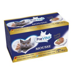 PreVital katė žuvis ir mėsa, skardinė 85 g (4 pak.)