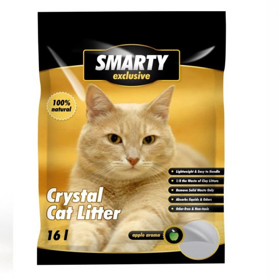 „Smarty“ išskirtinis silikatas kraikas obuolys 16 l „Smarty“ išskirtinis silikatas kraikas obuolys 16 l