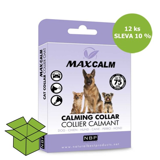 „Max CALM“ raminantis apykaklė prieš stresą šunims (12 vnt) nuolaida 10 % „Max CALM“ raminantis apykaklė prieš stresą šunims (12 vnt) nuolaida 10 %