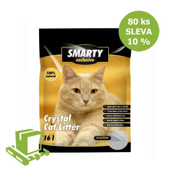 „Smarty“ išskirtinis silikatas kraikas 16 l (padėklai 80 vnt) nuolaida 10 % „Smarty“ išskirtinis silikatas kraikas 16 l (padėklai 80 vnt) nuolaida 10 %