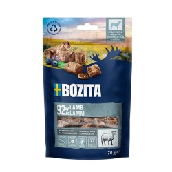 Bozita šuo užkandžiai mėsa įkandimai ėriena gf 70 g