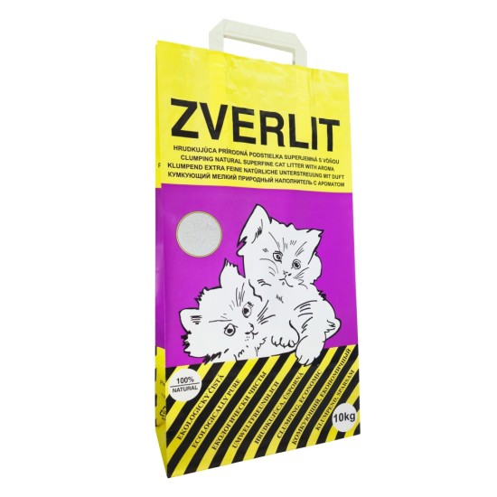 ZVERLIT fialový podestýlka super jemná s vůní 10 kg ZVERLIT fialový podestýlka super jemná s vůní 10 kg