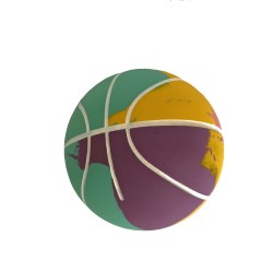 Rutulys z kietas guma pastelinė 6 cm