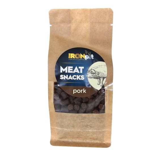 „IronPet“ mokymas mėsa skanėstai kiauliena 400 g