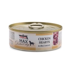 „Max Deluxe“ šuo vištiena širdis, konservuoti 80 g „Max Deluxe“ šuo vištiena širdis, konservuoti 80 g