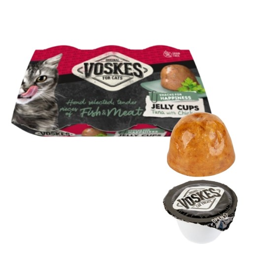 Vaškas katė želė puodeliai želatina keksiukai S tunas A vištiena 6 x 25 g