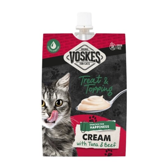 Vaškas kremas užkandžiai katė S tunas A jautiena 90 g