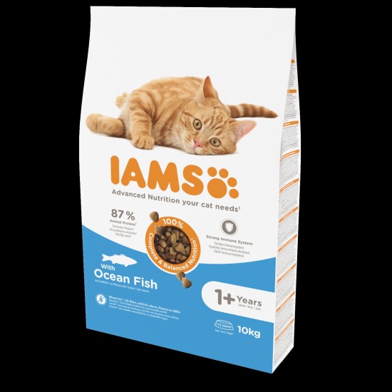 IAMS Adult Cat (žuvimi) 10kg
