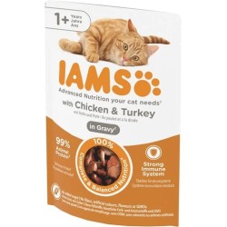 IAMS Cat Delight Chicken&amp;Turkey in gravy 85g