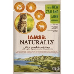 IAMS Naturally Adult konservuotas pašaras katėms su su ėriena 85g
