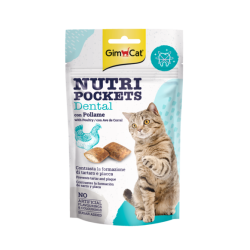 GimCat Nutri Pockets Dental skanėstai katėms 60g