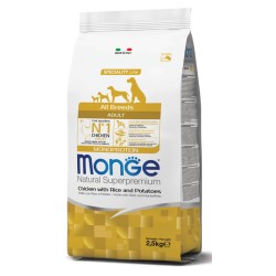 Monge adult All Breeds Chicken sausas pašaras 12kg