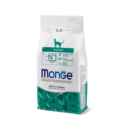 Monge Hairball Adult (vištiena) 0,4kg