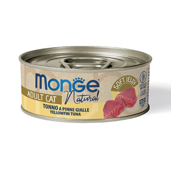 Monge Jelly - Wet Cat Yellowfin tuna in jelly 80g