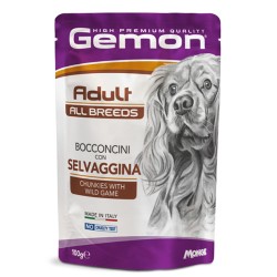 Gemon all breeds adult konservuotas pašaras suaugusiems šunims su žvėrienos gabalėliais 100g