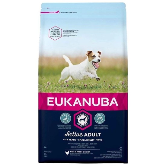 Eukanuba Active Small Adult (vištiena) 3kg