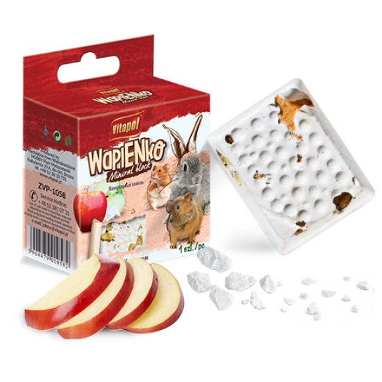 Vitapol mineralinis akmuo graužikams ir triušiams su obuoliais 40g