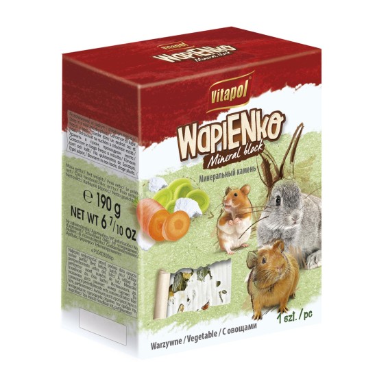 Vitapol mineralinis akmuo graužikams ir triušiams su daržovėm 190g