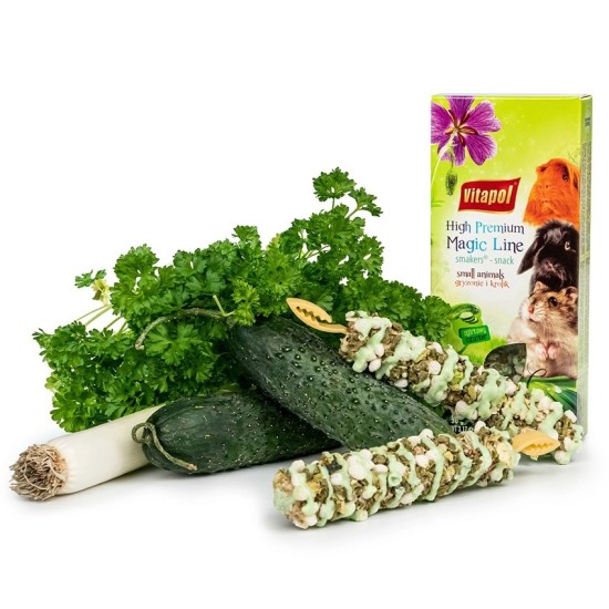 Vitapol Smakers Magic Line skanėstas triušiams ir graužikams su agurkais 90g