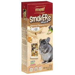 Vitapol Smakers su džiovintais vaisiais ir riešutais skanėstas šinšiloms 90g