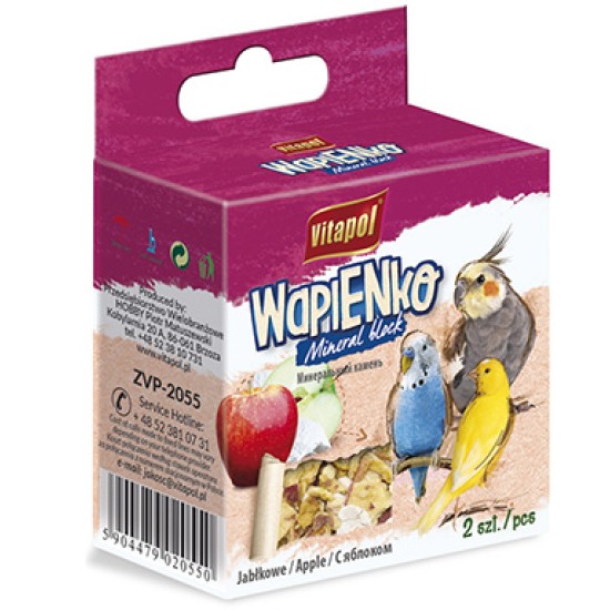 Vitapol mineralinis akmuo paukščiams, su obuoliais 35g