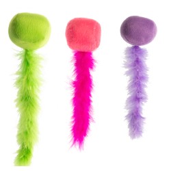 GIMCAT žaislas katėms švelni uodega ir kamuoliukas su katžole