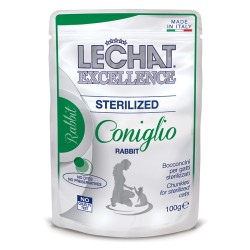 Lechat Exc. konservai sterilizuotoms katėms su triušiena 100g