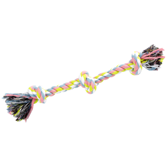 GIMDOG žaislas šunims virvė su trimis mazgais, 43cm