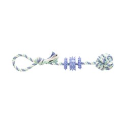 Gimdog Cotton Dent Plus Rope W/Tpr 39cm žaislas šuniui
