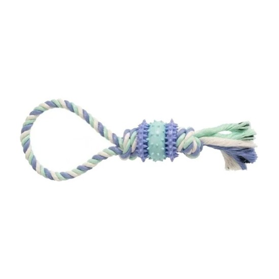 Gimdog Cotton Dent Plus Rope W/Tpr 30cm žaislas šuniui
