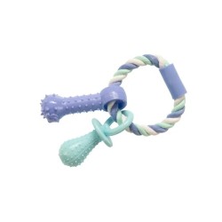 Gimdog Cotton Dent + Rope Ring W/Tpr 15cm žaislas šuniui